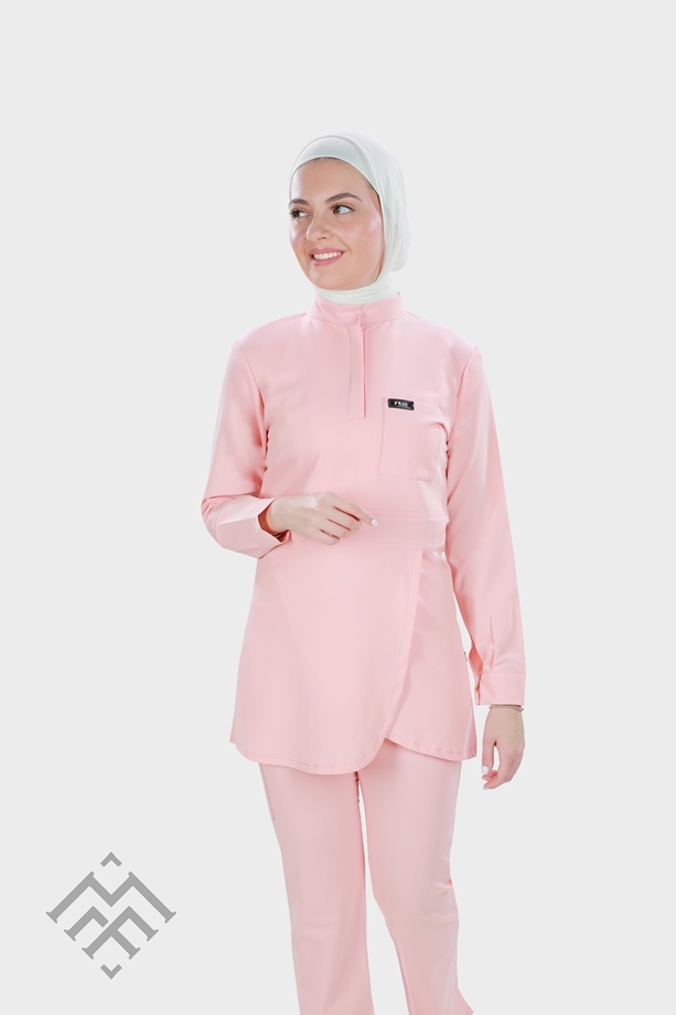Picture of Long sleeves crossed scrub