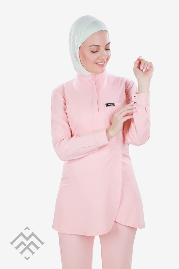Picture of Long sleeves crossed scrub