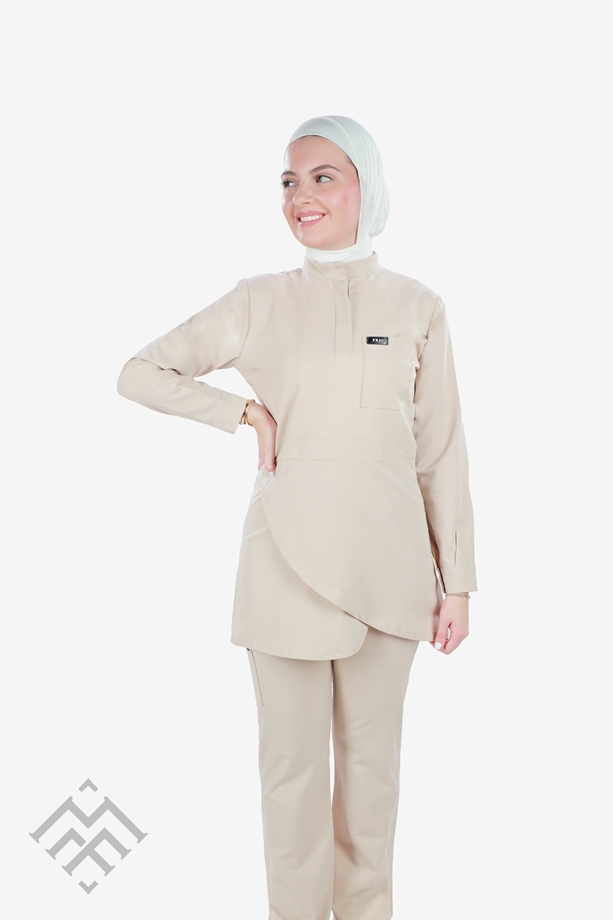 Picture of Long sleeves crossed scrub