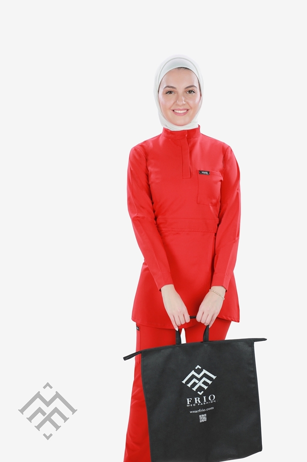 Picture of Long sleeves crossed scrub